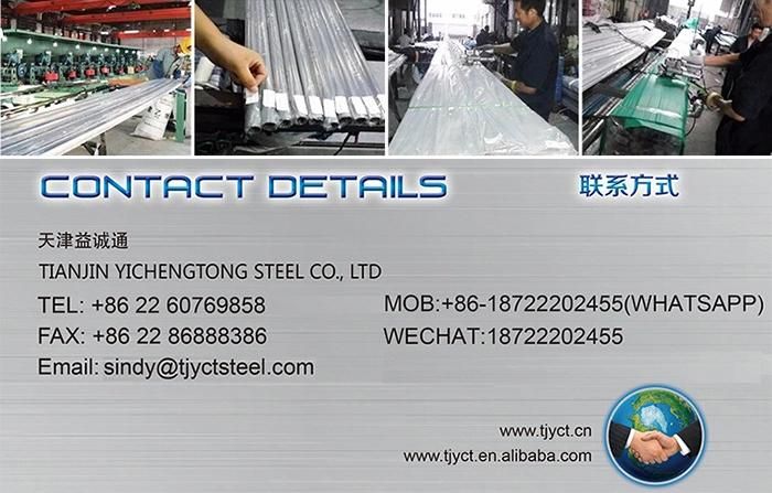 201 Mirror Finish Square Pipe for Window Decoration