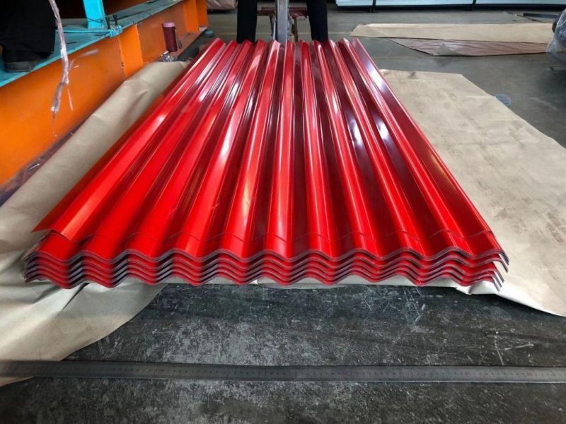 Cold Rolled Corrugated Steel Cheap Trapezoid Metal Colorful Roofing Sheet