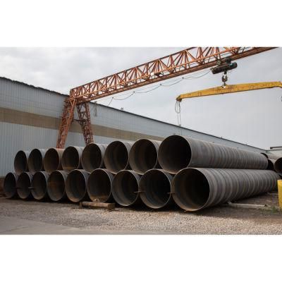 API 5L Epoxy Coating Steel Piling Tubes SSAW Welded Perforated Drainage Pipes