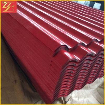 Corrugated Steel Sheet Z30-Z150g Zinc Galvanized Corrugated Coated Roofing Sheets