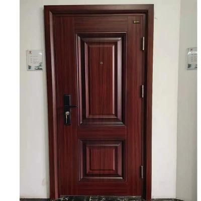 Latest Design Interior Modern Solid Door Galvanized Steel Door