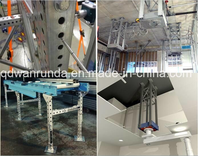 Perforated and Telescoping Galvanized Square Tube