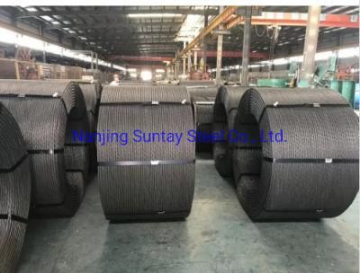 JIS G3536 High Tensile 1860 MPa Low Relaxation PC Steel Wire Strand for The Construction Bridges