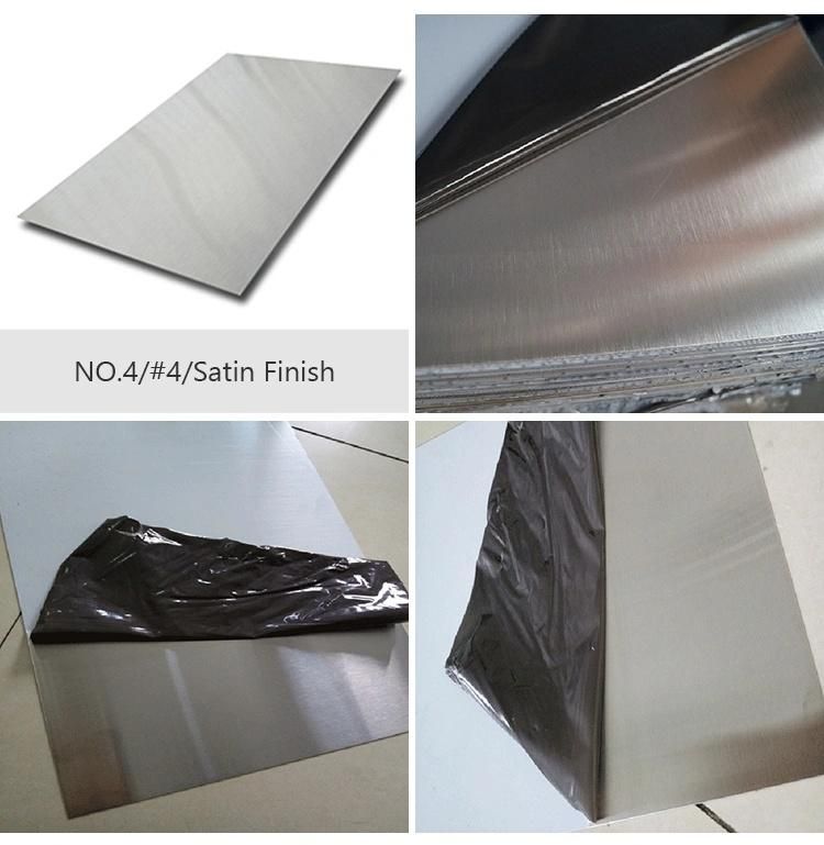 Customized Size Cold Hot Rolled 201 202 301 SUS304 304L 316 Cladding Stainless Steel Sheet