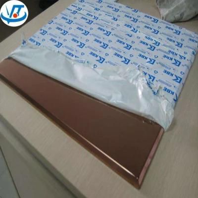 Stainless Steel Sheet 4mm Thick Tin-Gold PVD Coating Stainless Steel Sheet