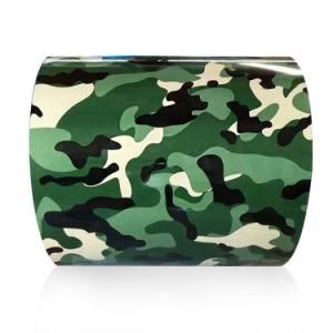 Prepainted PPGI with Texture Printed Camouflage Pattern for Building