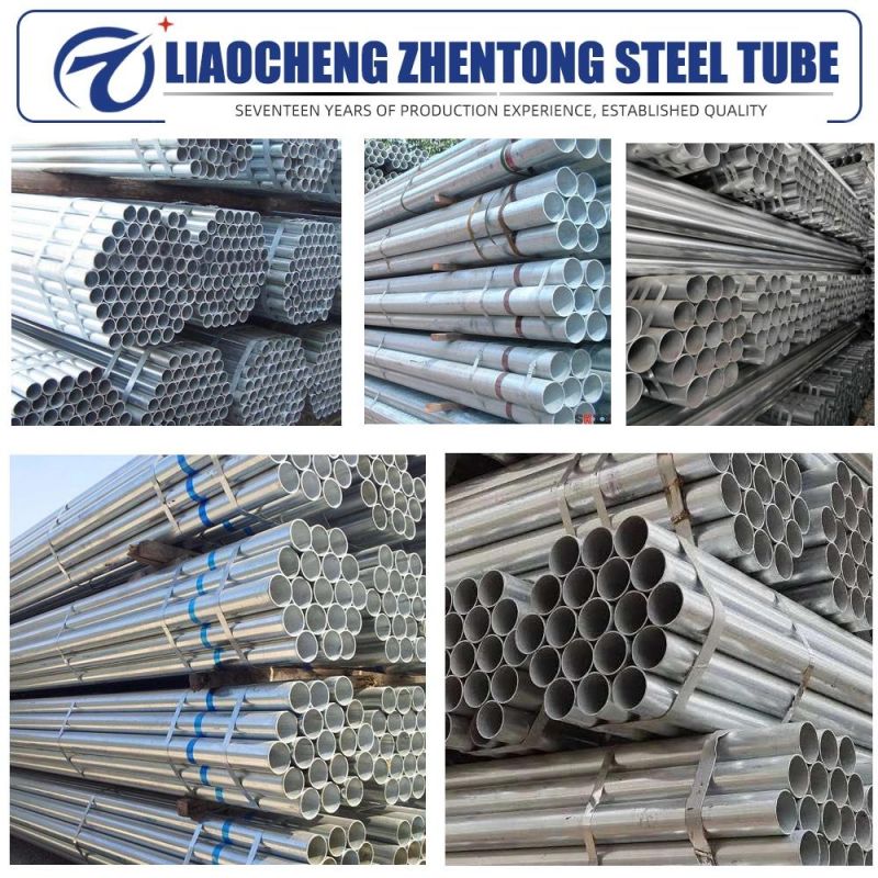 Factory Direct Durable Round Hollow Tube Galvanized Rectangular Steel Pipe