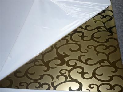 Cheap Rose Gold Color Embossed 4X8 Stainless Steel Decorative Sheets