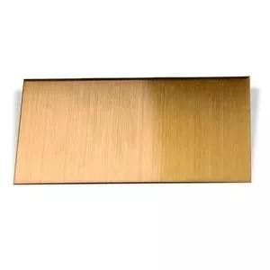 Best Price Ti Gold PVD Coating Slit Edge Hairline Hl Decorative Plate Stainless Steel Sheet