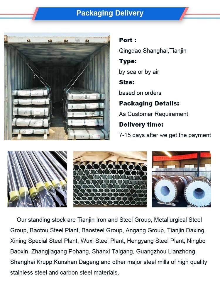 410s Seamless Stainless Steel Pipe AISI 316L 2b Stainless Steel Pipe