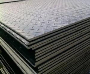 Q235 Ms Mild Steel Hr Checkered Sheet