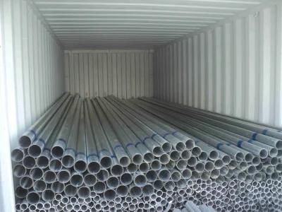 Hot Dipped Galvanized Iron Round Pipe/Galvanized ERW Steel Tubes/Tubular Carbon Steel Pipesfor Greenhouse Building Construction