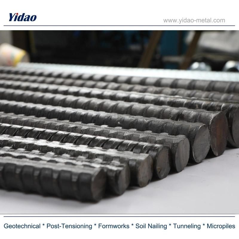 B500 D25 Thread Bar for Rock Bolts in Mining