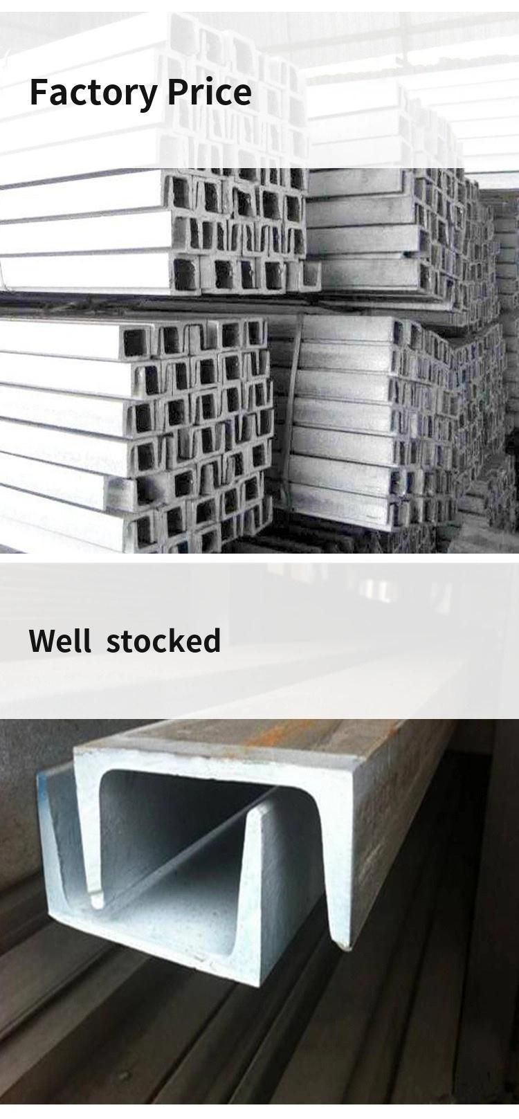 Standard Material Q235 Q345 Hot Rolled Channel Steel with High Quality