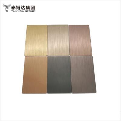 Best Price Super Black PVD Color Coated Slit Edged Bead Blast Sand Blasted Anti Corrosion Inox Stainless Steel Sheet