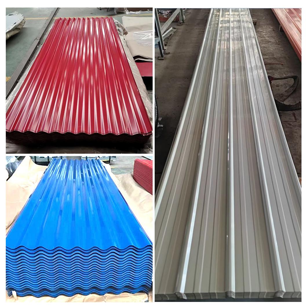 Z30 Z100 Z120 Z150 Z180 Z275 Anti-Fingerprint Ibr Type Galvanized Corrugated Roofing Sheet Material