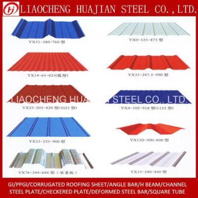 Prepainted Corrugated Galvanized Steel Sheet for Roofing Sheet