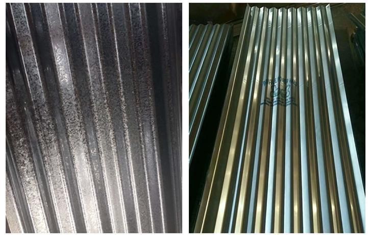 0.15mm Small Spangle Galvalume Roofing Sheet HS Code Currugated Sheet