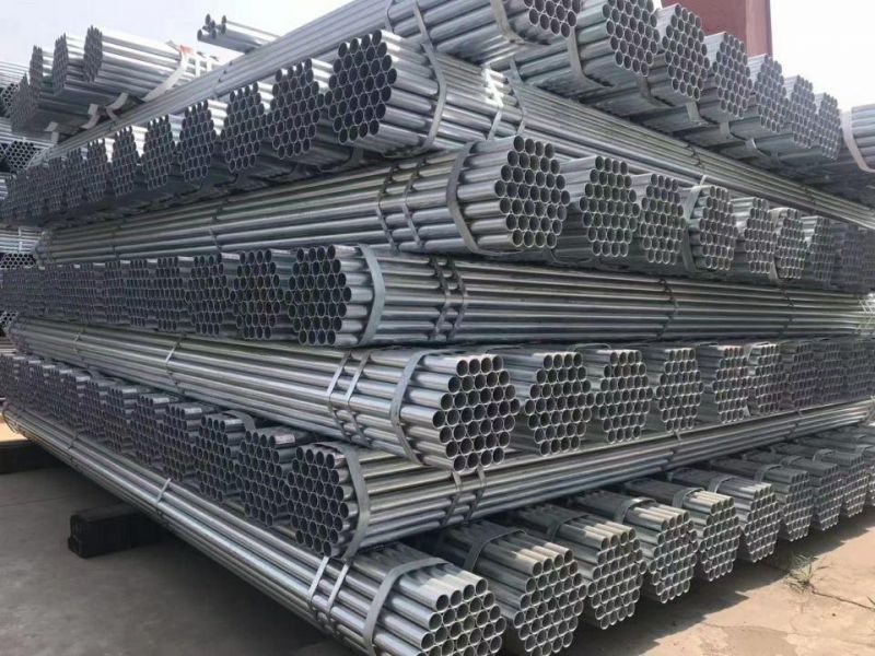 Ms Welded Steel ERW Q195/Q235 En10219/En10210 S235jr/S355jr/S355joh/S355j2h Black or Galvanized Round Square Rectangular/ Steel Tubing/Hollow Section Steel Pipe