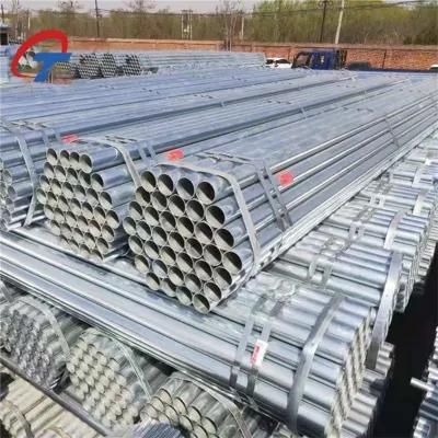 Hot DIP Galvanized Round Steel Pipe / Gi Pipe Pre Galvanized Steel Pipe Galvanized Tube for Construction