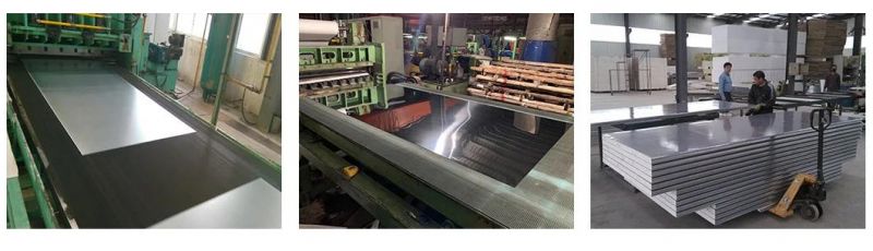 Tisco AISI Ss 201 202 304 316 430 904L 2205 Duplex Cold Hot Rolled Decorative Stainless Steel/Aluminum/Carbon/Galvanize Sheet Metal Plate Price for Construction