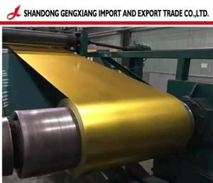 Factory Golden Color Prepainted PPGL PPGI Steel for Decoration