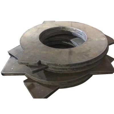 Processing Cutting Heavy Steel Plate Ah32 Ah36 with Flame