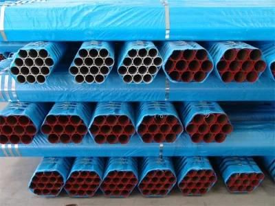 Red Painted Welded Steel Pipes