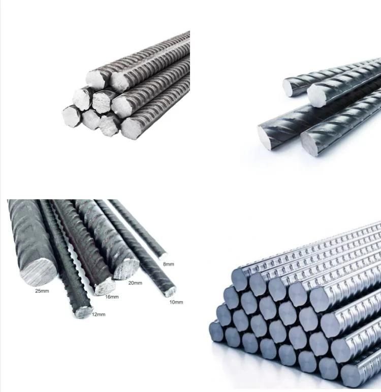 6mm 8mm 12mm Deformed Steel Rebar HRB400 ASTM A615 Factory Price Large Stock for Construction