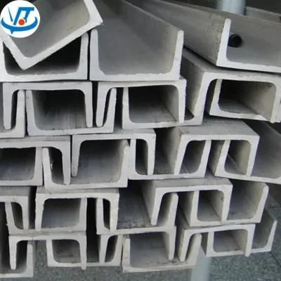 U Steel Channel 201 304 304L 316 316L 321 Purlin Stainless Steel Channel Beam Steel