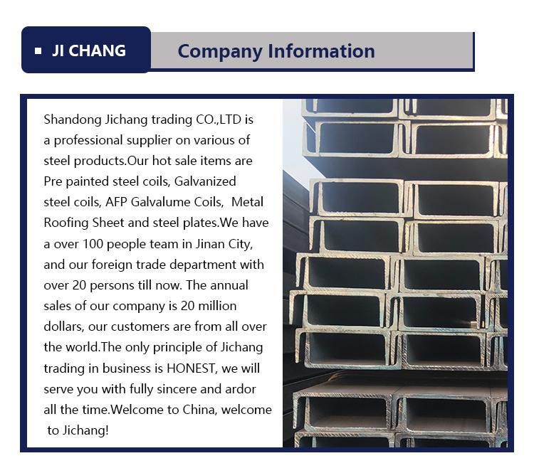 Manufacturer Stainless Steel C-Channel U-Beam for Construction Engineering
