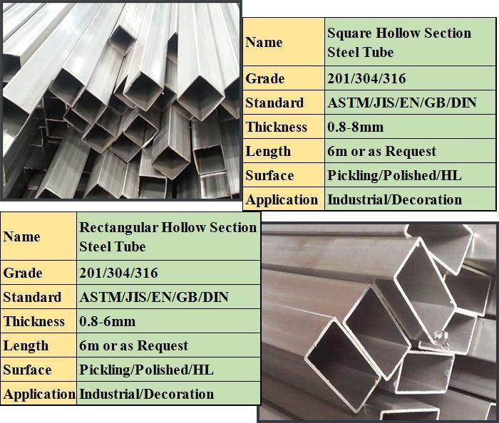 Shs Square Stainless Steel Pipe, Shs Rhs Steel Pipe 300X300