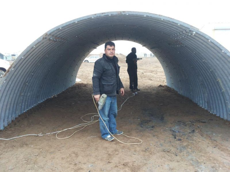 Underground Bunker Galvanized Corrugated Metal Culvert Pipe
