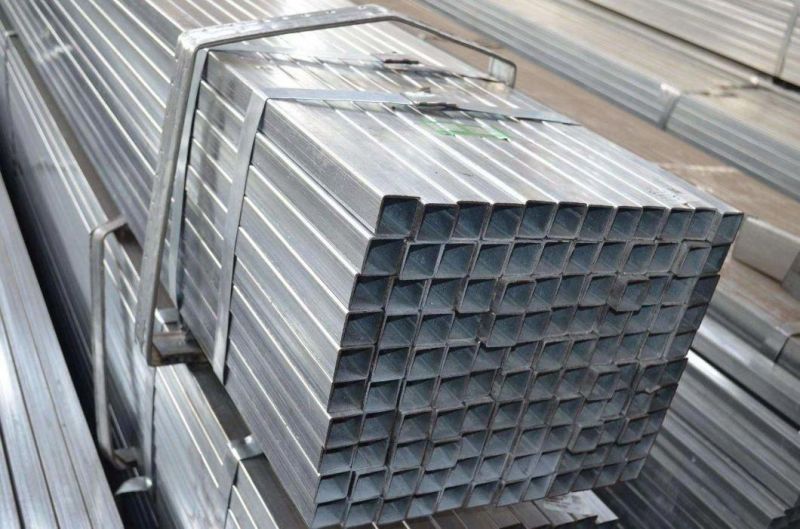 40X60 Galvanized Rectangular Steel Pipe Tube