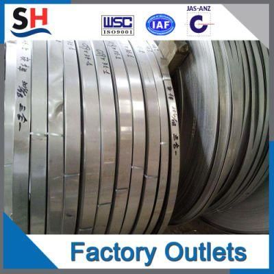 SS304 Stainless Plate 410 409 430 201 2b Ba Satin Brush Finish Stainless Steel Coil/Strip0.05mm SS304 Stainless Steel Foil Strips
