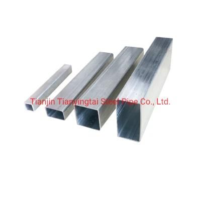 Gi Hollow Section Tube, Galvanized Square Steel Pipe for Construction