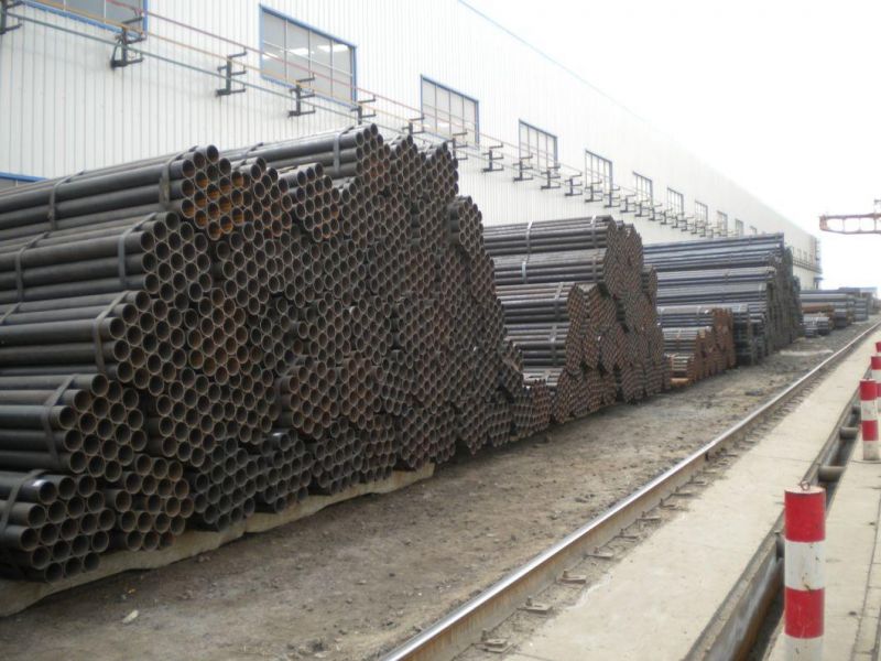 En10255 BS1387 ASTM A53 A106 API 5L Gr. B Ms/Gi/Oiled/Painted Hollow Section Carbon ERW Steel Pipe Welded Round Pipe