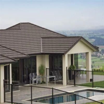 Hot Sell Shingle Zincalume Metal Roof Tile Colour Stone Coated Metal Roof Tiles for Villa Building
