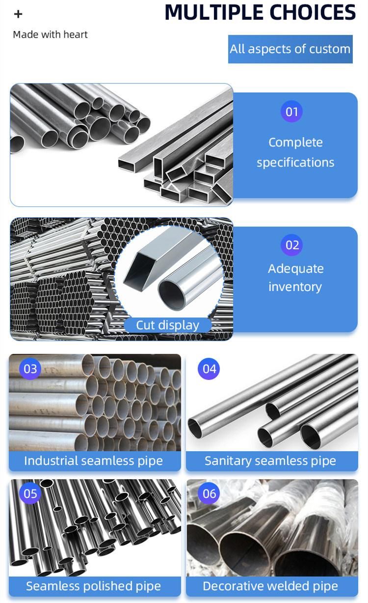 Hot Sale Factory Price Stainless Steel Tube Seamless Steel Pipe SS304 Stainless Steel Pipe Price Per Meter