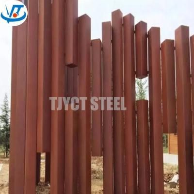 Q355nh Weather Resistant Steel Pipe Corten a/B Round Square Weather-Proof Steel Tube