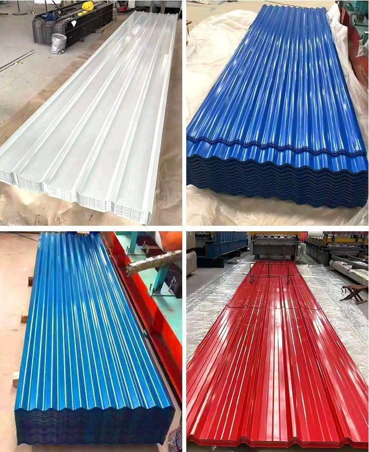 ASTM A653 Dx51d SGCC 24 Gauge 4X8 Galvanized Corrugated Steel Sheets