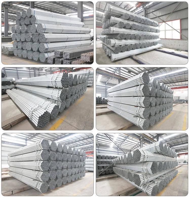 Scaffolding Company 1.5" Pre Galvanized Round Structure Steel Pipe