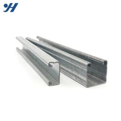 Made in China Different Sizes Galvanized Slotted C Channels, Gi Steel C Channel