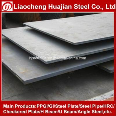 ASTM A36/ Ss400/Q235/Q345 Hot Rolled Steel Plate with SGS Certification