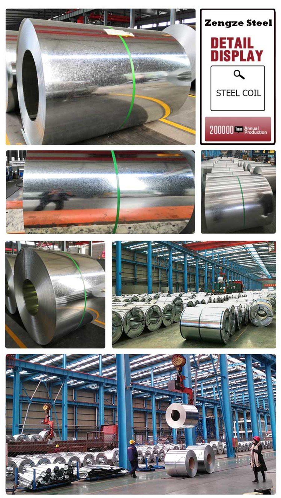 S320gd Z180 Galvanized Steel Coil Based on Hot Rolled Coil