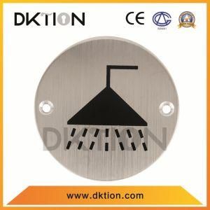 DS019 High Quality Round Stainless Steel Sign Plate