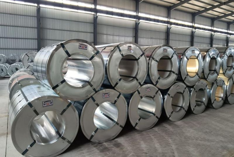 Gi-Spangle zinc coated steel coil