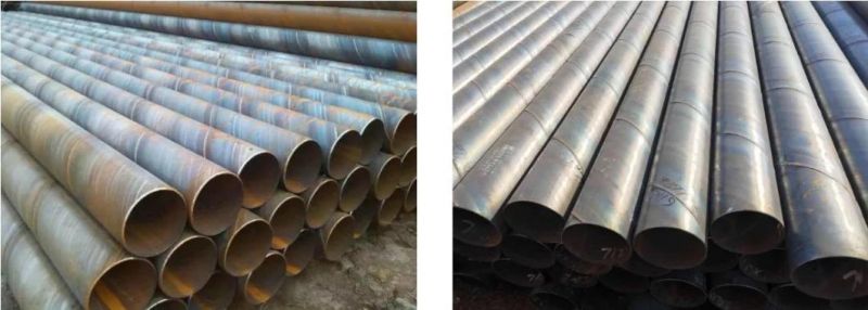 SSAW Pipeline Transport ASTM 179 Pipe Carbon Steel Spiral Welded Tube
