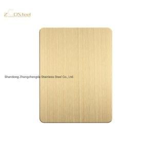 201 Golden / Black Hl / Hairline Stainless Steel Plate Sheet