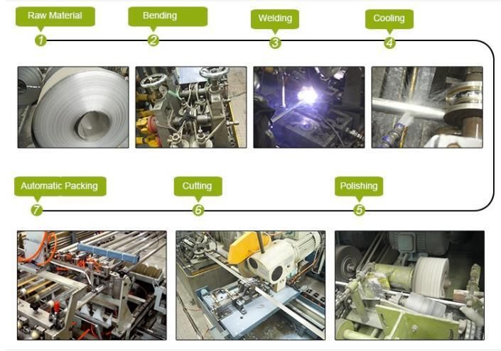 High Durability Wholesale Hairline Mirror Finish SUS 436/ASTM A511 Mt304 Stainless Steel Pipe
